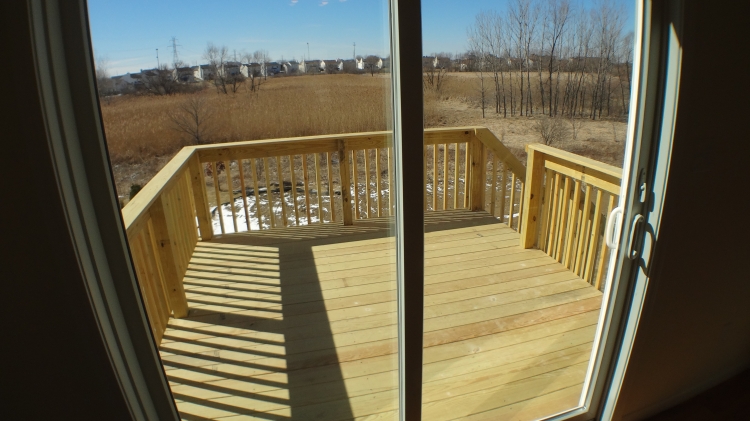 Deck & View from back